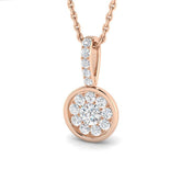 Poppy Diamond Pendant 0.3ct Gold (Without Chain )
