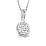 Poppy Diamond Pendant 0.3ct Gold (Without Chain )