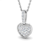 Diane Heart Pendant 0.25ct Diamond Gold (Without Chain )