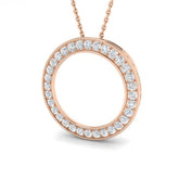 Irene Diamond Pendant Circle of Life 0.5ct to 1ct Gold (Without Chain )