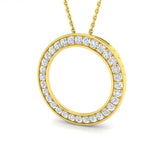 Irene Diamond Pendant Circle of Life 0.5ct to 1ct Gold (Without Chain )