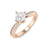 Diamond Faskirk Engagement Ring | 0.75ct | Hallmarked Gold & Platinum