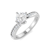 Diamond Faskirk Engagement Ring | 0.75ct | Hallmarked Gold & Platinum