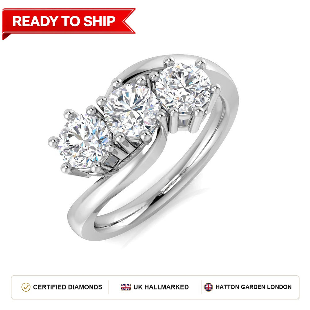 Lab grown diamond earring