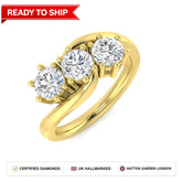 Lab grown diamond earring