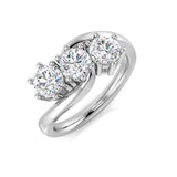 Round Diamond 3 Stone Ring | 1.25ct | Hallmarked Gold & Platinum
