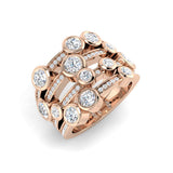 Diamond Bubble Cluster Ring | 0.75ct - 2.25ct | Lab-Grown & Natural Diamonds