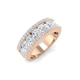 Diamond Kismarnock Half Eternity Ring | 1ct - 2ct