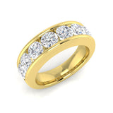 2.15Ct Lab Grown Diamond Ring in 9k Yellow Gold