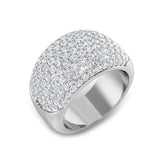 Diamond Chikwick Pave Ring | 1ct - 2.5ct | Hallmarked Gold & Platinum