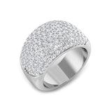 Diamond Chikwick Pave Ring | 1ct - 2.5ct | Hallmarked Gold & Platinum