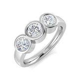 Diamond Three-Stone Ring | 0.25-2.00 Carat | Lab-Grown & Natural Diamonds