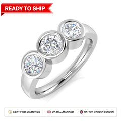 Lab grown diamond earring