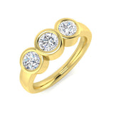 Diamond Three-Stone Ring | 0.25-2.00 Carat | Lab-Grown & Natural Diamonds