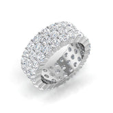 Lab-Grown Diamond Full Eternity Ring | Pave Set | Hallmarked