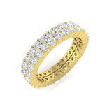 Elegant Lab-Grown & Natural Diamond Full Eternity Ring | Luxury Design