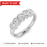 Lab grown diamond earring