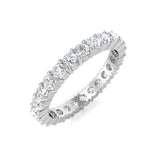 Round Diamond Full Eternity Ring | Lab-Grown & Natural | Prong Set
