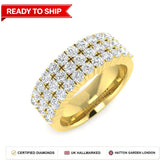 Lab grown diamond earring