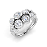 Bubble Ring | 0.75ct to 1.75ct | Natural & Lab Diamond