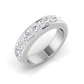 Diamond Princess Half Eternity Ring | 1ct - 1.5ct | Lab-Grown & Natural Diamonds