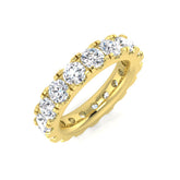0.20 to 4.15ct Lab-Grown Round Cut D/VVS Diamond Prong Set Full Eternity Ring.