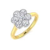 Natural Round Cut Diamond 7 Stone Engagement Ring | 0.3ct - 2ct