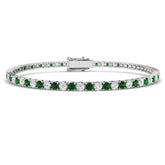 emerald tennis bracelet