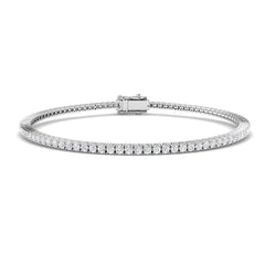 1.51ct Lab Grown Diamond Bracelet in 9K White Gold