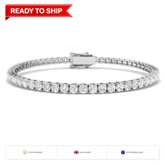 Lab grown diamond tennis bracelet