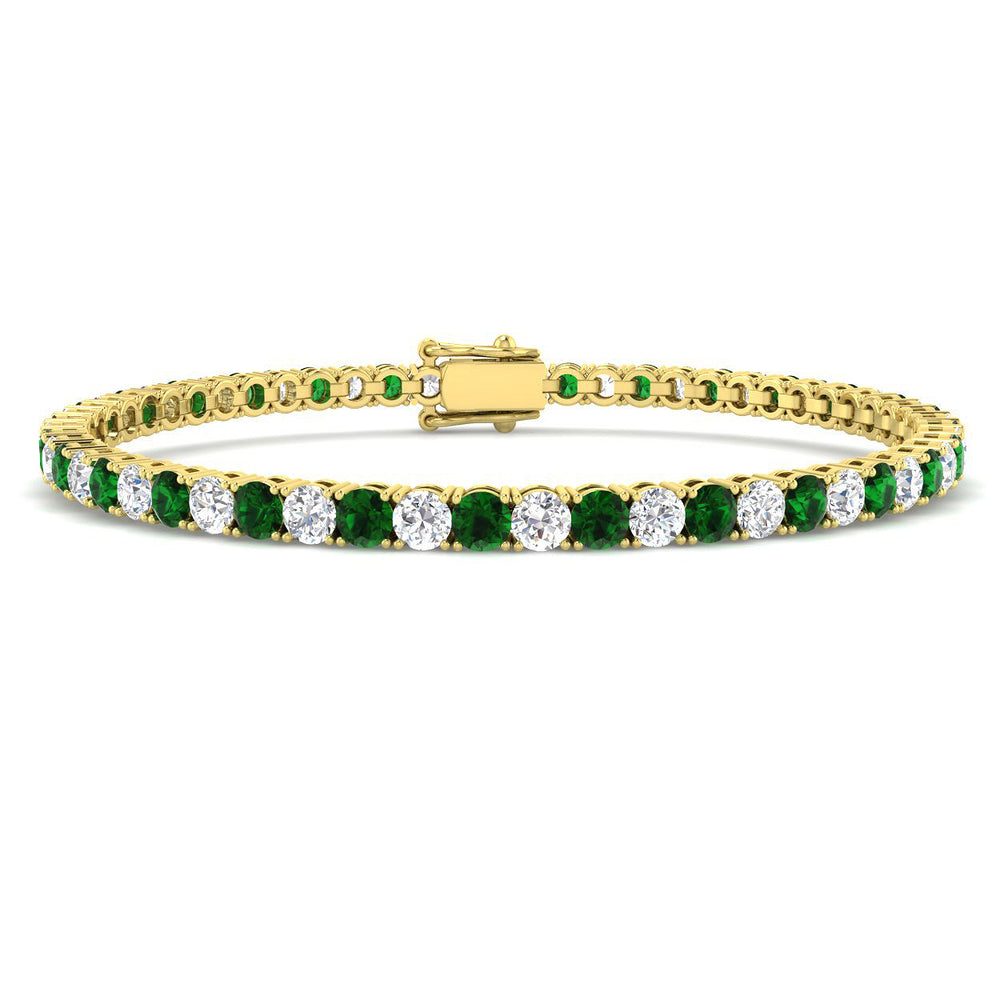emerald tennis bracelet