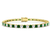 emerald tennis bracelet