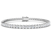 5.9ct Diamond Bracelet in 9K White Gold