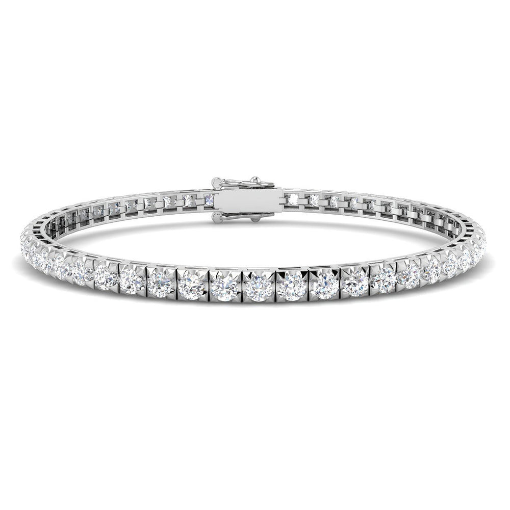 3.02ct Diamond Bracelet in 9K White Gold
