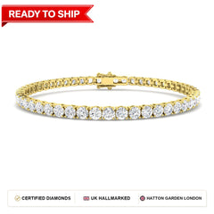 Lab grown diamond tennis bracelet