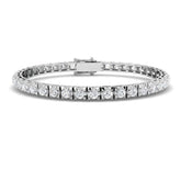 4.03ct Natural Diamond Bracelet in Platinum