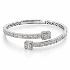 Lab grown diamond tennis bracelet