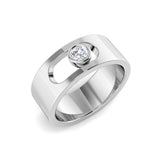 Bezel Diamond Statement Ring