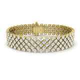 Box Clasp Diamond Bracelet