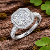 Diamond Sussex Cluster Ring | 0.33ct - 1.25ct | Lab-Grown & Natural Diamonds