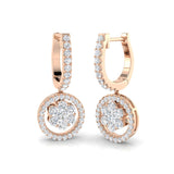 Oval Diamond Earring 1.25 ct Platinum, 9ct, 18ct White, Yellow & Rose Gold | Handcrafted Fine Jewellery-11
