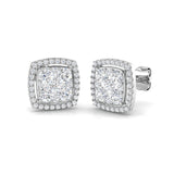 Dayly 1ct Gold Diamond Shape Earrings - Luxury Jewelry Elegance