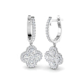 "Endon 1.25ct Gold Diamond Shape Earrings - Luxurious Elegance"
