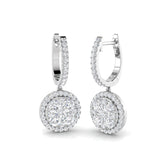 Buckingham Diamond Earring 1.5 ct Platinum, 9ct, 18ct White, Yellow & Rose Gold | Handcrafted Fine Jewellery-12