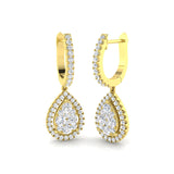 Richmond Diamond Earring 1 ct Platinum, 9ct, 18ct White, Yellow & Rose Gold | Handcrafted Fine Jewellery-14