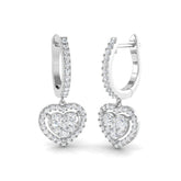 Lurty Luxury Gold Drop & Trilogy Diamond Earrings 0.5ct - 1.25ct