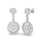 Kew Diamond Earring 1.75 ct Platinum, 9ct, 18ct White, Yellow & Rose Gold | Handcrafted Fine Jewellery-12