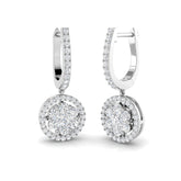 Harrow Diamond Earring 1 ct Platinum, 9ct, 18ct White, Yellow & Rose Gold | Handcrafted Fine Jewellery-12