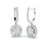 Darsy Gold Diamond Drop & Trilogy Earrings - 1ct Luxury Jewelry