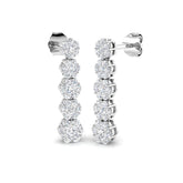 Endless Beauty Diamond Earring 1 ct Platinum, 9ct, 18ct White, Yellow & Rose Gold | Handcrafted Fine Jewellery-12